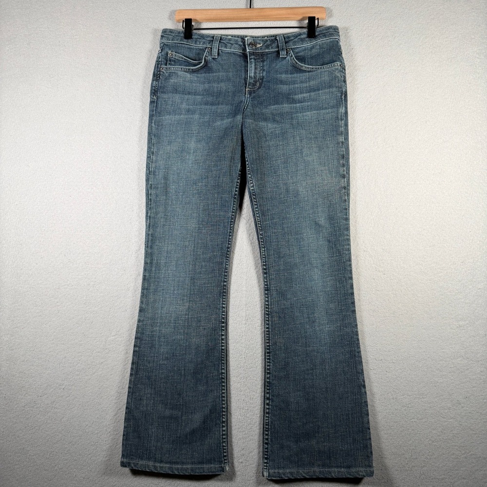 Juicy Couture The Cali Bootcut Jeans Blue Medium Wash Stretch Denim Size 31x30